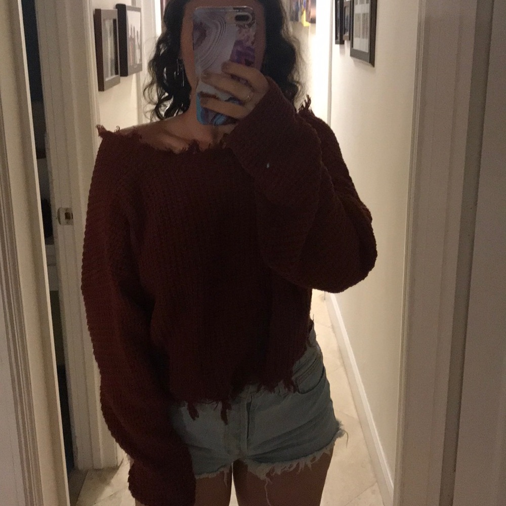Forever 21 Cropped Sweater